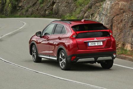 Der Eclipse Cross ist hinten so schräg wie das Concept Car