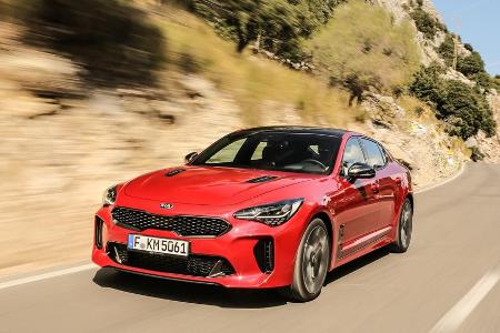 Der Kia ist auf Augenhöhe mit den Konkurrent von BMW oder Audi