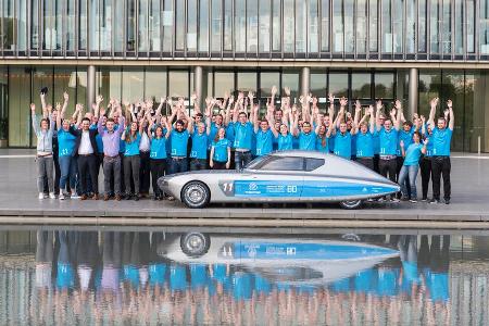 Er ist blau, er ist futuristisch, er ist öko - der 