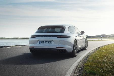So wird man den Panamera meist sehen - von hinten