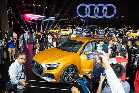 Der neue Audi Q8 in China: Alles ein bisschen lauter und prächtiger