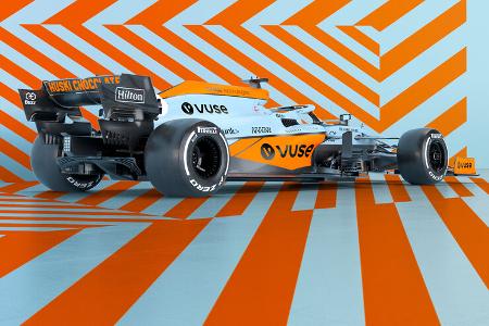 McLaren MCL35M - Gulf-Design - F1 - Formel 1 - GP Monaco 2021