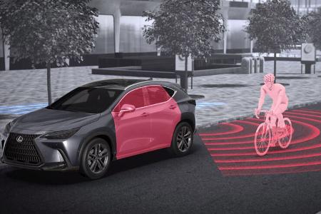 Totwinkel-Assistent des Lexus NX.