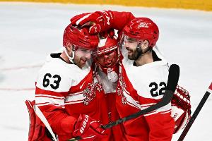 Eishockey: Schweiz, Kanada und Dänemark im Viertelfinale