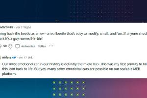 Herbert Diess Reddit Elektro-Beetle