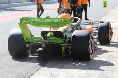 Lando Norris - McLaren - Formel 1 - Test - Barcelona 2022 - 23. Februar 2022