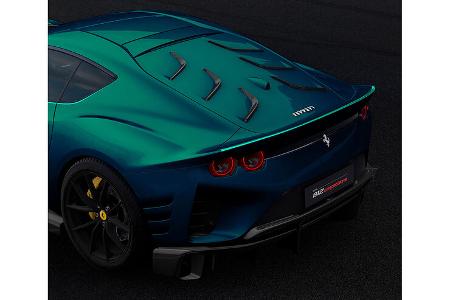 01/2022, Ferrari 812 Competizione 10th Anniversary Cavalcade Collection Blu Capri