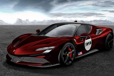 02/2022, Ferrari SF90 Stradale 10th Anniversary Cavalcade Collection Rosso Taormina