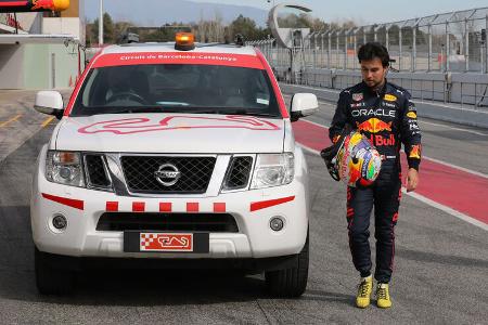 Sergio Perez - Red Bull - Formel 1 - Test - Barcelona - 24. Februar 2022