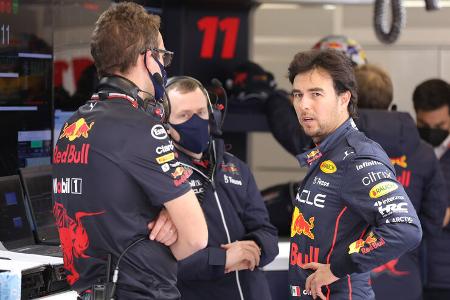 Sergio Perez - Red Bull - Formel 1 - Test - Barcelona - 24. Februar 2022