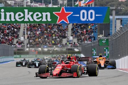 Carlos Sainz - Ferrari - GP Russland 2021 - Sotschi 