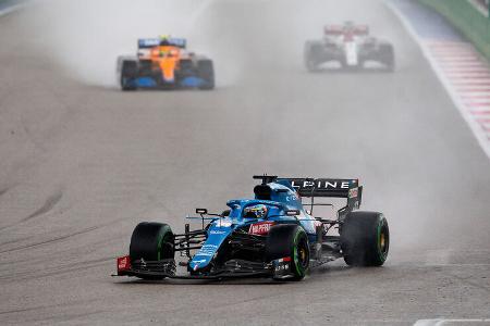 Fernando Alonso - Alpine - GP Russland 2021 - Sotschi 