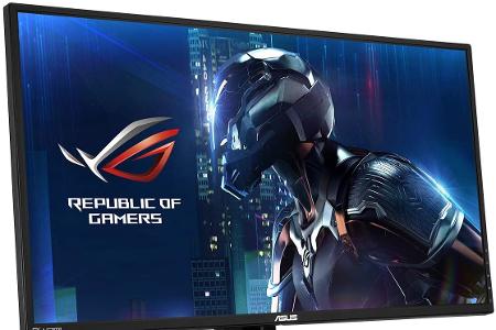 Ein hervorragender 12. Platz geht an den Asus ROG Swift PG279Q
Pluspunkte: Die Bildwiederholfrequenz von 165 Hertz, das IPS-Panel, die hervorragende Bildqualität und der sRGB-Farbraum von sagenhaften 100 %
Minuspunkte: Der verhältnismäßig hohe Preis und gerade mal je eine Schnittstelle für DP und HDMI