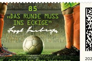 Sonderbriefmarke zum 125. Geburtstag von Herberger