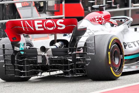 George Russell - Mercedes - Formel 1 - Test - Barcelona - 25. Februar 2022