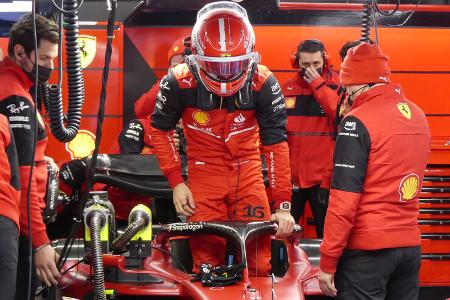 Charles Leclerc - Ferrari - Formel 1 - Test - Barcelona - 25. Februar 2022