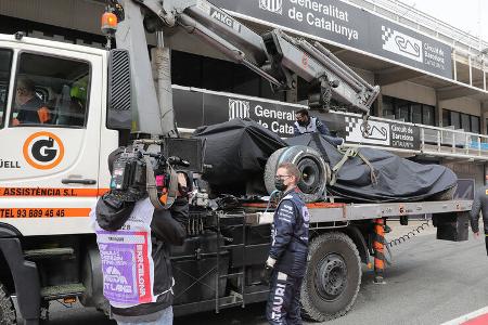 Pierre Gasly - Alpha Tauri - Formel 1 - Test - Barcelona - 25. Februar 2022