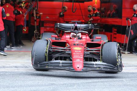 Charles Leclerc - Ferrari - Formel 1 - Test - Barcelona - 25. Februar 2022