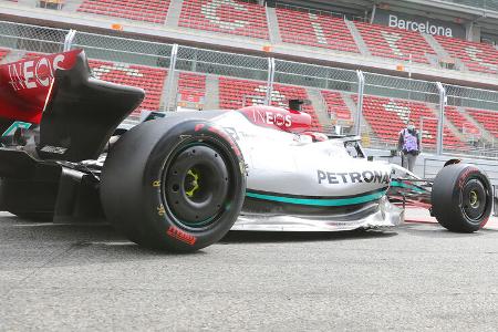 George Russell - Mercedes - Formel 1 - Test - Barcelona - 25. Februar 2022