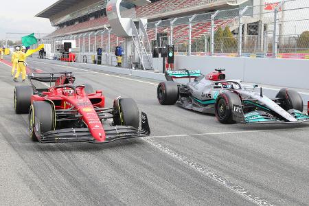 Charles Leclerc - Ferrari - Formel 1 - Test - Barcelona - 25. Februar 2022