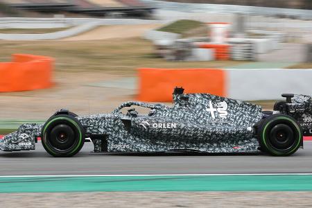 Valtteri Bottas - Alfa Romeo - Formel 1 - Test - Barcelona - 25. Februar 2022