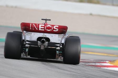 Lewis Hamilton - Mercedes - Formel 1 - Test - Barcelona - 25. Februar 2022
