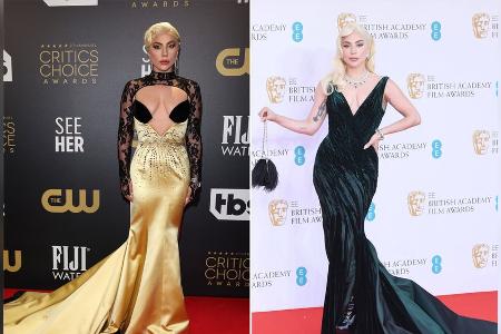 Lady Gaga ist gleich auf zwei Preisverleihungen der Hingucker Lady Gaga ist gleich auf zwei Preisverleihungen der Hingucker