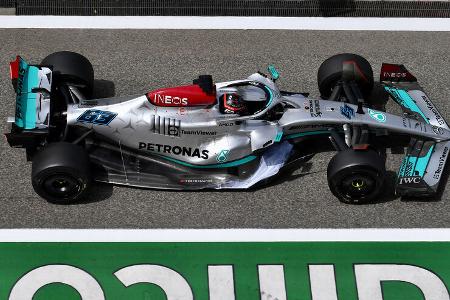 George Russell - Mercedes - Formel 1 - Test - Bahrain - 11. März 2022
