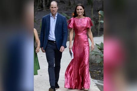 Glamour-Auftritt in Belize: Herzogin Kate leuchtet in Pink Glamour-Auftritt in Belize: Herzogin Kate leuchtet in Pink