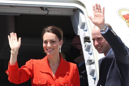 Prinz William und Herzogin Kate verabschieden sich von Belize Prinz William und Herzogin Kate verabschieden sich von Belize