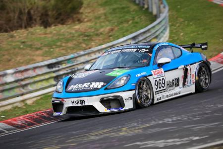Porsche 718 Cayman GT4 CS - Startnummer #969 - Mühlner Motorsport SPRL - Cup3 - NLS 2021 - Langstreckenmeisterschaft - Nürburgring - Nordschleife