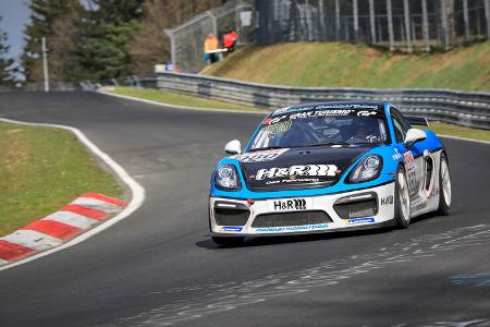 Porsche 718 Cayman GT4 CS - Startnummer #980 - Mühlner Motorsport SPRL - Cup3 - NLS 2021 - Langstreckenmeisterschaft - Nürburgring - Nordschleife