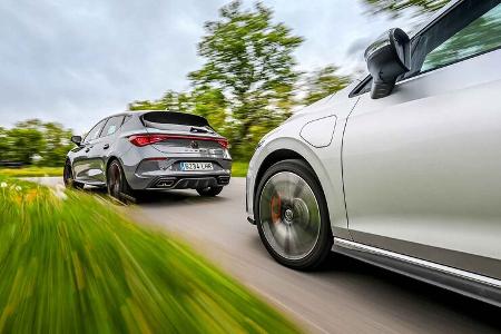 Cupra Leon VZ e-Hybrid, VW Golf GTE