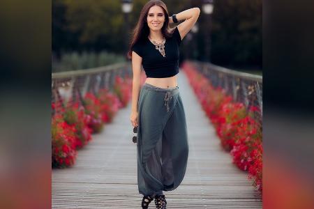 Aladin lässt grüßen: Die Designer lieben die Pluderhose Aladin lässt grüßen: Die Designer lieben die Pluderhose