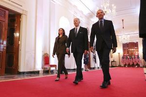 Nach fünf Jahren: Barack Obama feiert Rückkehr ins Weiße Haus