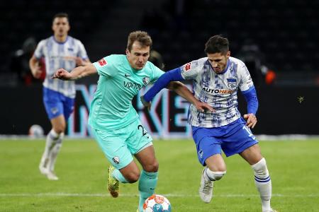 Herthas Jovetic fällt mit Muskelfaserriss aus Herthas Jovetic fällt mit Muskelfaserriss aus