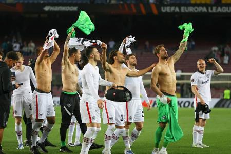 Frankfurt und Leipzig retten Bundesliga-Bilanz Frankfurt und Leipzig retten Bundesliga-Bilanz