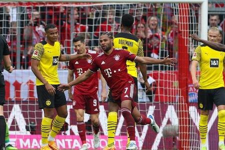 FC Bayern vs. BVB: Noten und Einzelkritik - Im Bundesliga-Klassiker lieferten der FC Bayern und Borussia Dortmund am Samstagabend ein intensives Spitzenspiel. Die Münchner schlugen den BVB am Ende verdient mit 3:1 und sicherten sich damit die zehnte Meisterschaft in Serie. Ersatzgeschwächte Dortmunder zeigten hingegen nur eine gute Hälfte. Alle Akteure in der Einzelkritik: FC Bayern vs. BVB: Noten und Einzelkritik - Im Bundesliga-Klassiker lieferten der FC Bayern und Borussia Dortmund am Samstagabend ein intensives Spitzenspiel. Die Münchner schlugen den BVB am Ende verdient mit 3:1 und sicherten sich damit die zehnte Meisterschaft in Serie. Ersatzgeschwächte Dortmunder zeigten hingegen nur eine gute Hälfte. Alle Akteure in der Einzelkritik:
