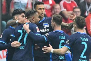 Selke und Belfodil erlösen Hertha bei Magaths Jubiläum