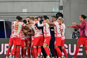 Leipzig gewinnt Hinspiel gegen Glasgow