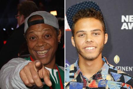 Väterliche Unterstützung: Ricky Harris begleitet Sohn Malik zum ESC Väterliche Unterstützung: Ricky Harris begleitet Sohn Malik zum ESC