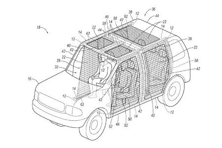 Ford-Patent Fliegengitter-Rollos