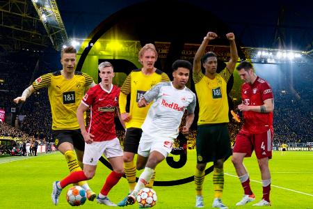 Ist das die BVB-Startelf 2022/2023? - Bei Borussia Dortmund stehen im Sommer gleich mehrere Personelle Änderungen an. Zwei Neuzugänge hat der BVB schon öffentlich bekannt gegeben. Auf der anderen Seite droht der Abgang von Erling Haaland und einigen weiteren Stars. So könnte die Startelf in der Saison 2022/23 im 4-2-3-1-System aussehen: Ist das die BVB-Startelf 2022/2023? - Bei Borussia Dortmund stehen im Sommer gleich mehrere Personelle Änderungen an. Zwei Neuzugänge hat der BVB schon öffentlich bekannt gegeben. Auf der anderen Seite droht der Abgang von Erling Haaland und einigen weiteren Stars. So könnte die Startelf in der Saison 2022/23 im 4-2-3-1-System aussehen:
