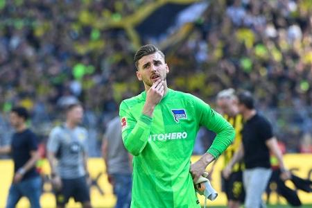 Hertha bangt um Einsatz von Torwart Lotka Hertha bangt um Einsatz von Torwart Lotka