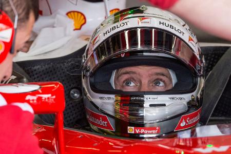 Sebastian Vettel - Ferrari - GP England - Silverstone - Formel 1 - Freitag - 8.7.2016 