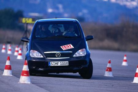 Mercedes A-Klasse W 168 Elchtest mit ESP 1997