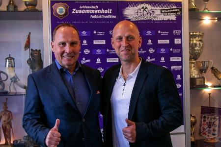 Zweitliga-Absteiger Aue verpflichtet Rost als Trainer Zweitliga-Absteiger Aue verpflichtet Rost als Trainer