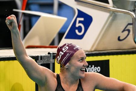 Olympiasiegerin Titmus verbessert Ledeckys Weltrekord Olympiasiegerin Titmus verbessert Ledeckys Weltrekord