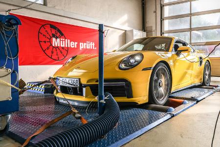 Porsche 911 Turbo S, Leistungsmessung