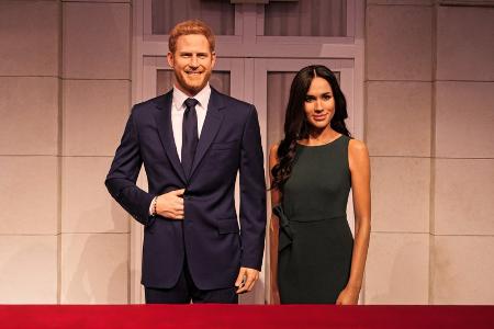 Prinz Harry und Herzogin Meghan: Wachsfiguren zurück bei der Familie Prinz Harry und Herzogin Meghan: Wachsfiguren zurück bei der Familie